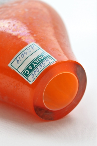 Alfredo Barbini a "Incalmo Scavo" Vase Collection Pauly & C., Italy 1950