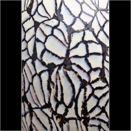 Ermanno Toso & Vittorio Ferro Murrine “Avorio e Nerox” Vase Murano