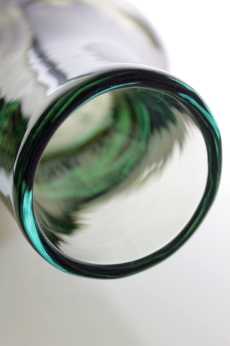 Flavio Poli a Sommerso "Ghiaccio Azzurro" Vase Seguso Vetri d´ Arte Italy 1955