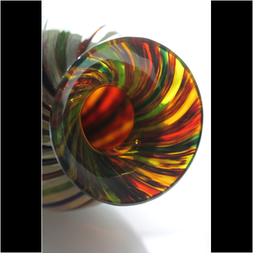 Vetreria Gino Cenedese & C, a “Reazioni Polycroma” Vase Italy 1980