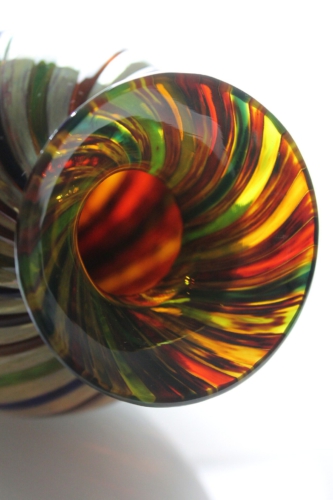 Vetreria Gino Cenedese & C, a “Reazioni Polycroma” Vase Italy 1980