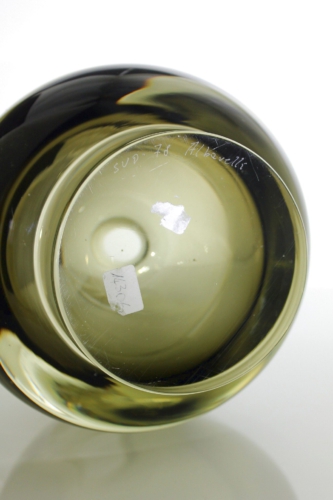 Mario Pinzoni, 1965 a Sommerso Vase Seguso Vetri d´Arte Italy Collection Maurizio Albarelli