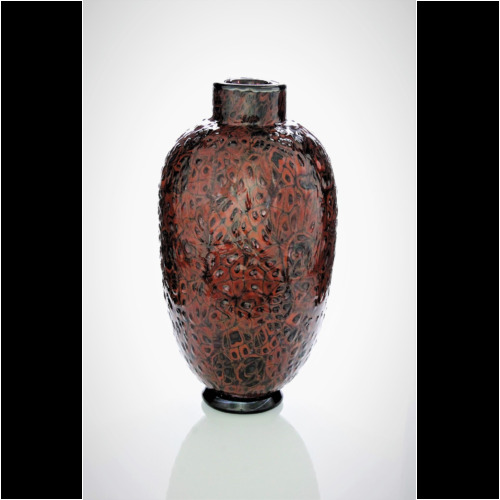 Vittorio Ferro an Agate Murrine Vase Ermanno Toso Italy 1995