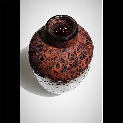 Vittorio Ferro an Agate Murrine Vase Ermanno Toso Italy 1995