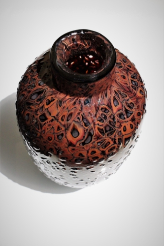 Vittorio Ferro an Agate Murrine Vase Ermanno Toso Italy 1995