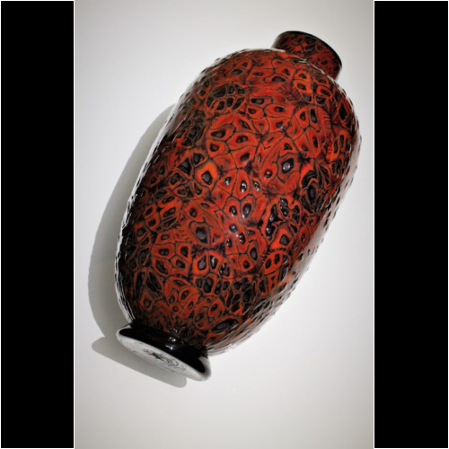 Vittorio Ferro an Agate Murrine Vase Ermanno Toso Italy 1995
