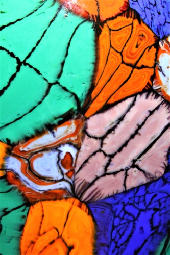 Ermanno Toso a Murrine "Foglie" Vase Vittorio Ferro Italy 1960