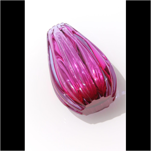 Flavio Poli Vase „Sommerso a Coste“ pink Seguso Vetri d´Arte Murano 1958