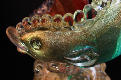 Archimede Seguso a “Fish” Sculpture by Vetreria Archimede Seguso Italy 1950