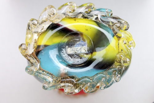 Dino Martens, 1952 an "Oriente" Vase Aureliano Toso, Murano, Italy