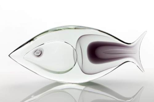 Romano Dona a big Fish "Pesce" Vetreria Stefano Toso, Murano 1995