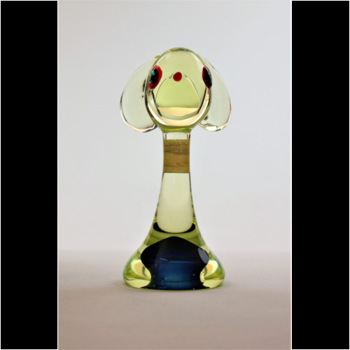 Antonio da Ros Dog Sculpture, Cenedese & C., Murano 1960