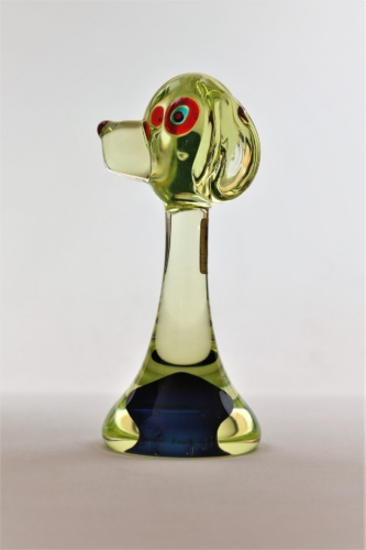 Antonio da Ros Dog Sculpture, Cenedese & C., Murano 1960