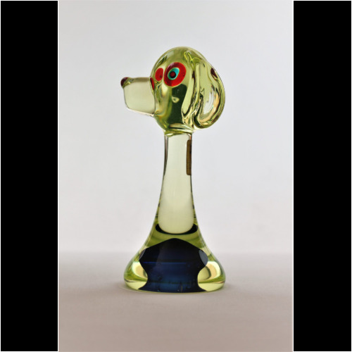 Antonio da Ros Dog Sculpture, Cenedese & C., Murano 1960