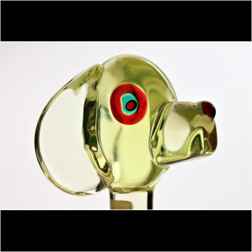 Antonio da Ros Dog Sculpture, Cenedese & C., Murano 1960