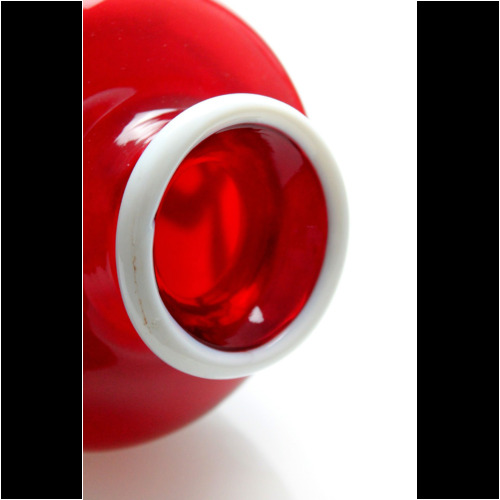 Anzolo Fuga a rubi red Vase Arte Vetraria Muranese (A.Ve.M.) Italy 1958