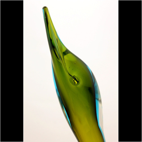 Flavio Poli a tall goose "Oca" Sculpture Seguso Vetri d´Arte Italy 1950s