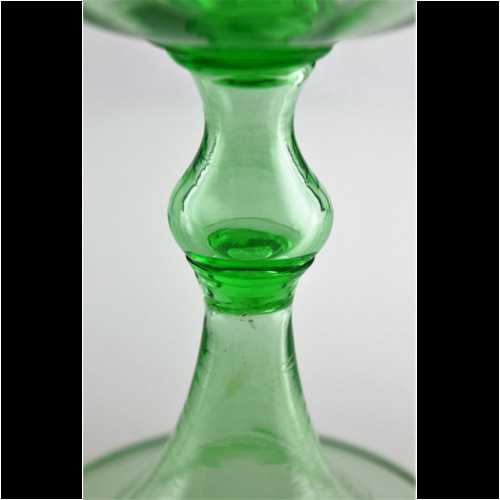 Artisti Barovier a Goblet Vase “Coppa Verde” Murano 1920