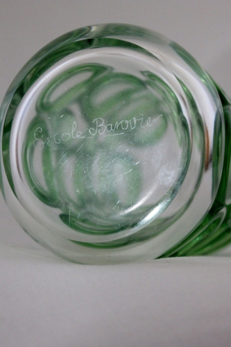 Ercole Barovier Sidero Vase Murano Glass 1966