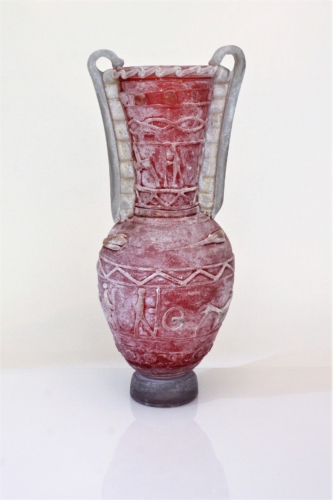 Ermanno Nason Murano Glass Amphore a scavo ca. 1970