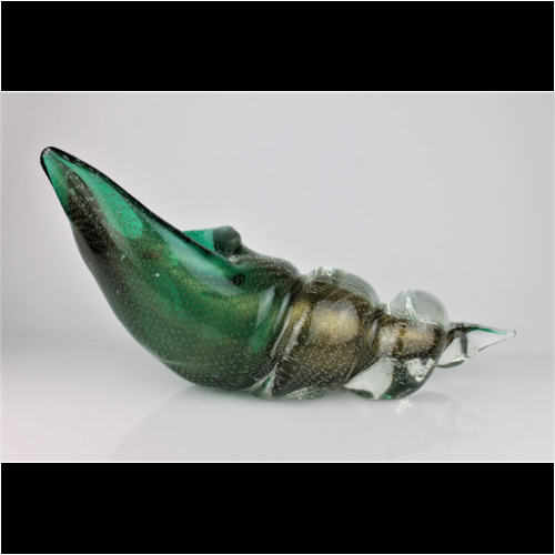 <em><b>Archimede Seguso</b><br />tall Shell a Bullicante <br />Italy 1937</em> Flavio Poli a “Paradise Shell” by Archimede Seguso, Murano 1937