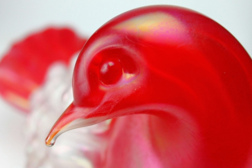 <em><b>Flavio Poli</b><br />Dove with ruffled Feathers<br/>Italy 1940</em> Flavio Poli a Dove with ruffled Feathers Italy 1940