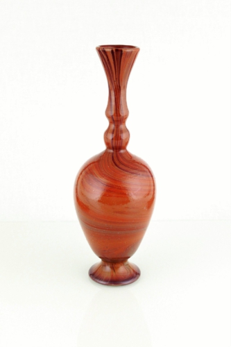 <em><b>Lorenzo Radi </b><br />Vase" Calcedonio Purpureo"<br />Italy 1865</em> Lorenzo Radi Chalcedony Glass Vase Murano 1865