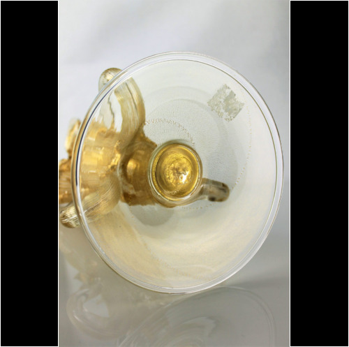 Ercole Barovier a “Golden Dolphins” Vase Artisti Barovier Murano Glass Vase 1940s