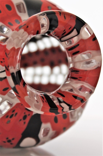 Fratelli Toso a four different Murrine Vase Italy 1970