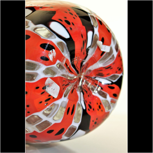 Fratelli Toso a four different Murrine Vase Italy 1970
