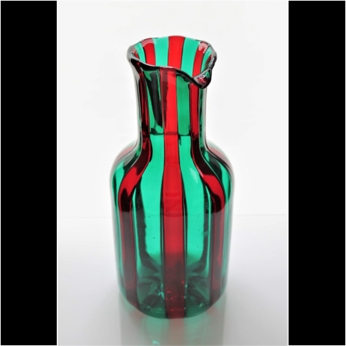 Fulvio Bianconi, Venini & C., Murano Große Kannenvase „a fasce verticale“ 1951