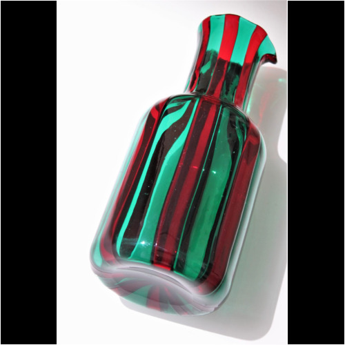 Fulvio Bianconi, Venini & C., Murano Große Kannenvase „a fasce verticale“ 1951