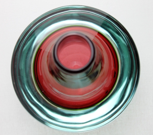 Mario Pinzoni a “Sommerso” Vase Seguso Vetri d´Arte, Murano 1968