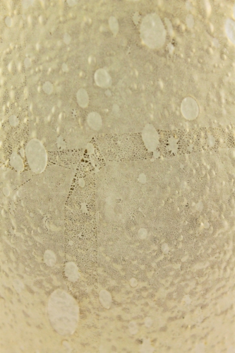 Napoleone Martinuzzi a white Pulegoso Glass Vase Venini & C., Italy 1930