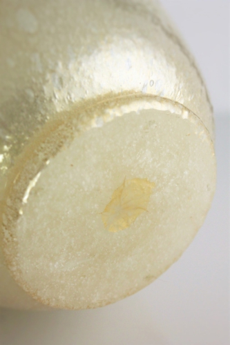 Napoleone Martinuzzi a white Pulegoso Glass Vase Venini & C., Italy 1930