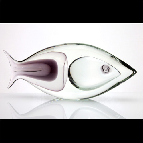 Romano Dona a big Fish "Pesce" Vetreria Stefano Toso, Murano 1995