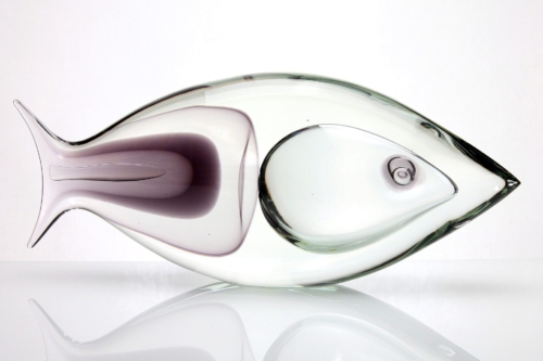 Romano Dona a big Fish "Pesce" Vetreria Stefano Toso, Murano 1995