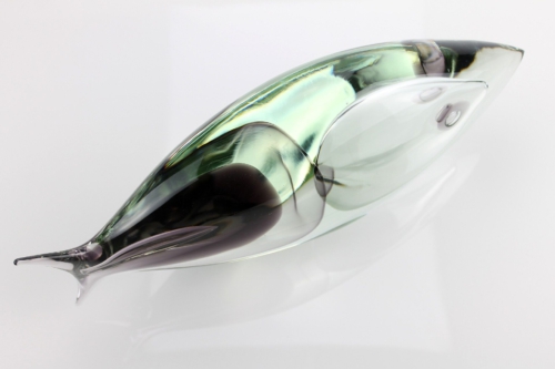 Romano Dona a big Fish "Pesce" Vetreria Stefano Toso, Murano 1995