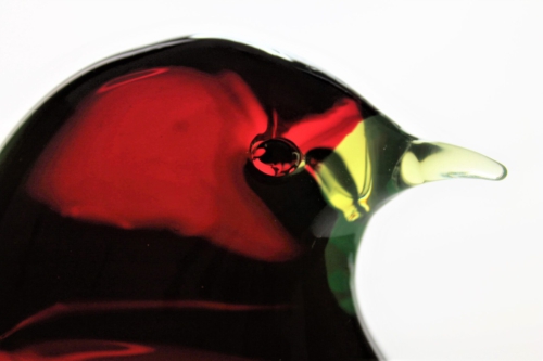 Seguso Vetri d´Arte, Murano two tall Uranium Glass Birds c. 1960