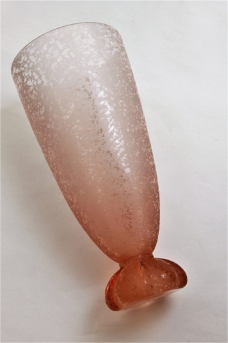 Seguso Vetri d´Arte, “Vase Corroso” Murano-Italien ca. 1970