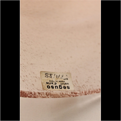 Seguso Vetri d´Arte große Schalenvase “Corroso” 1965