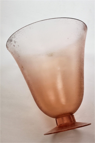 Seguso Vetri d´Arte große Schalenvase “Corroso” 1965
