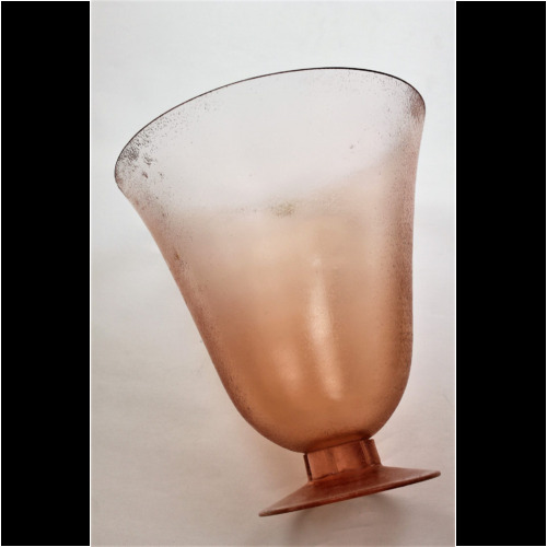 Seguso Vetri d´Arte große Schalenvase “Corroso” 1965