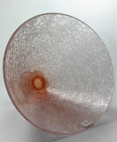 Seguso Vetri d´Arte, “Schalenvase Corroso” Murano-Italien ca. 1970