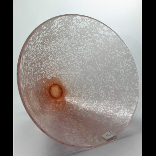 Seguso Vetri d´Arte, “Schalenvase Corroso” Murano-Italien ca. 1970