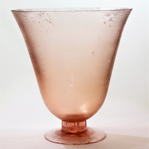 <em><b>Seguso Vetri d’Arte</b><br>Corroso Vase<br>Italy 1965<em/> Seguso Vetri d´Arte große Schalenvase “Corroso” 1965