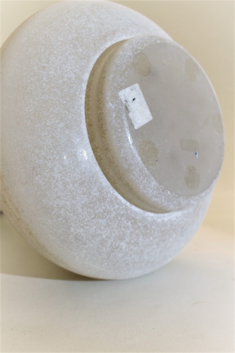 Seguso Vetri d´Artea Amphora with Bronze Ring Decorations Italy 1980