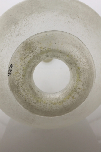 Seguso Vetri d´Artea Amphora with Bronze Foot Italy 1980