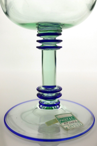 Umberto Bellotto, 1927 "Trasparente" Murano Glass Vase Collection Pauly & C., Venice