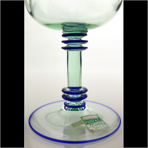 Umberto Bellotto, 1927 "Trasparente" Murano Glass Vase Collection Pauly & C., Venice